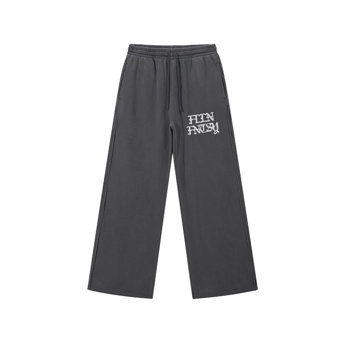 Snow Washed Raw Edge Sweatpants