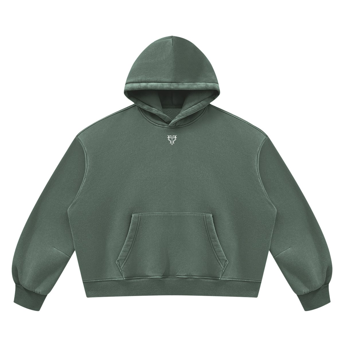 Vintage Wash Boxy Fleece Hoodie