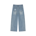 Women’s Vintage Wash High Rise Wide Leg Jeans
