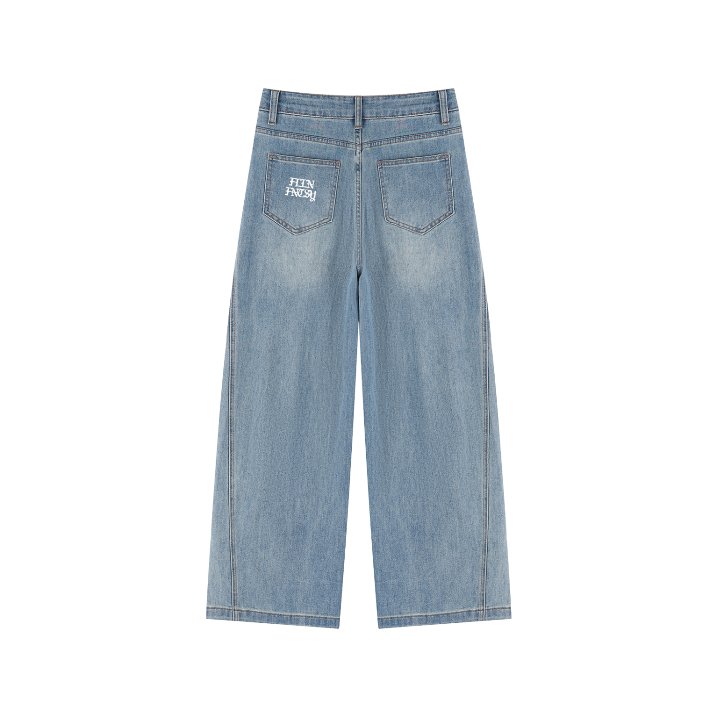 Women’s Vintage Wash High Rise Wide Leg Jeans