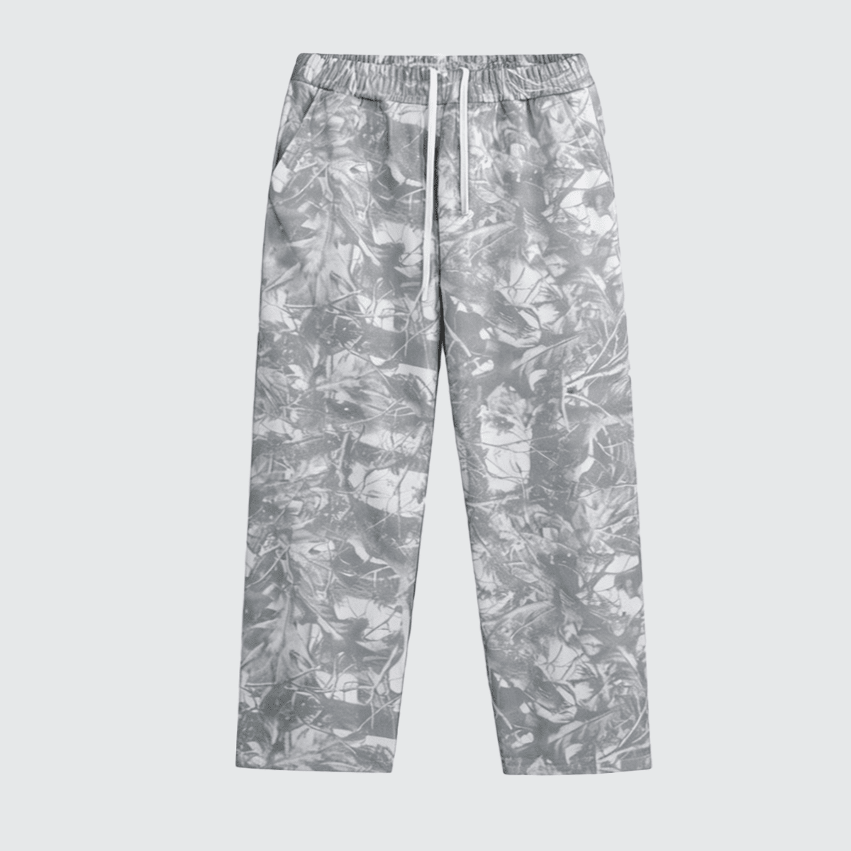 Unisex 100% Cotton Heavyweight French Terry Camo Open-Hem Sweatpants (400GSM)
