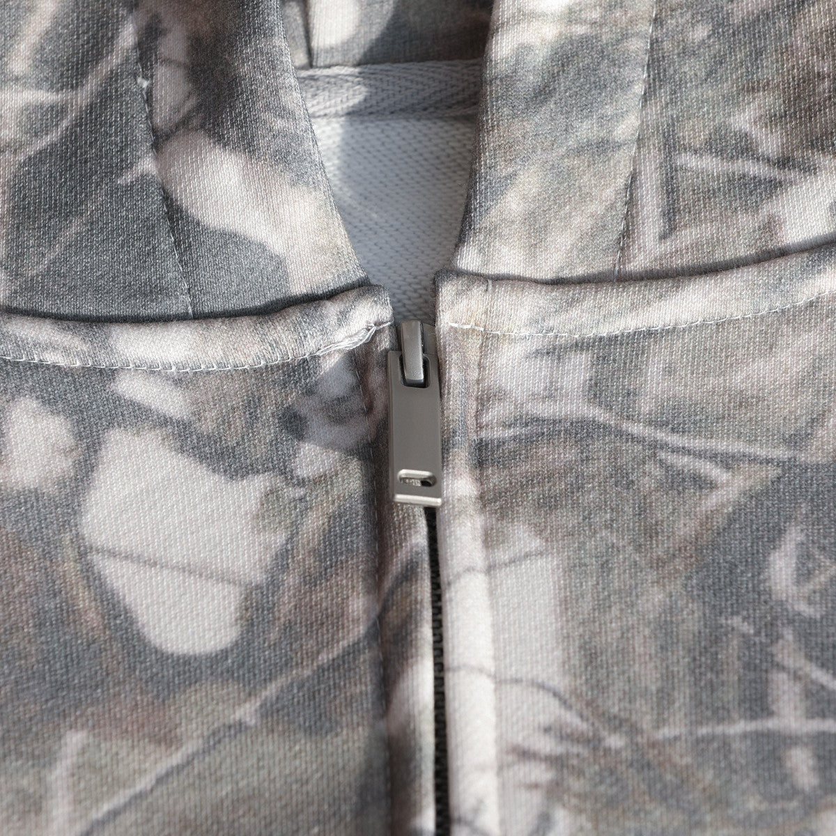 Heavyweight French Terry Camo Zip-Up Hoodie (400 GSM)