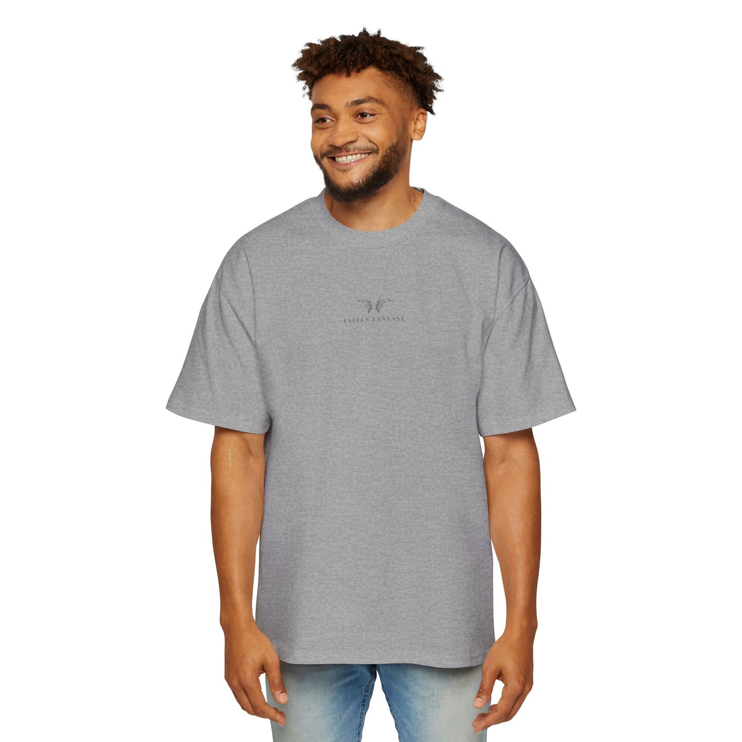 All-Over Graphic Heavyweight Oversized Tee