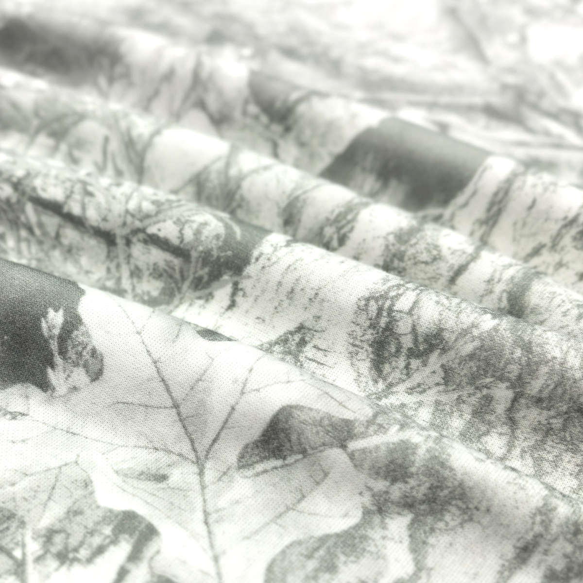 White Heavyweight Camo Fleece Hoodie