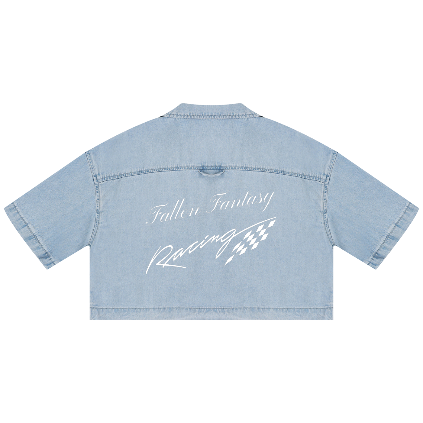 Women's Vintage Boxy Cropped Shirt