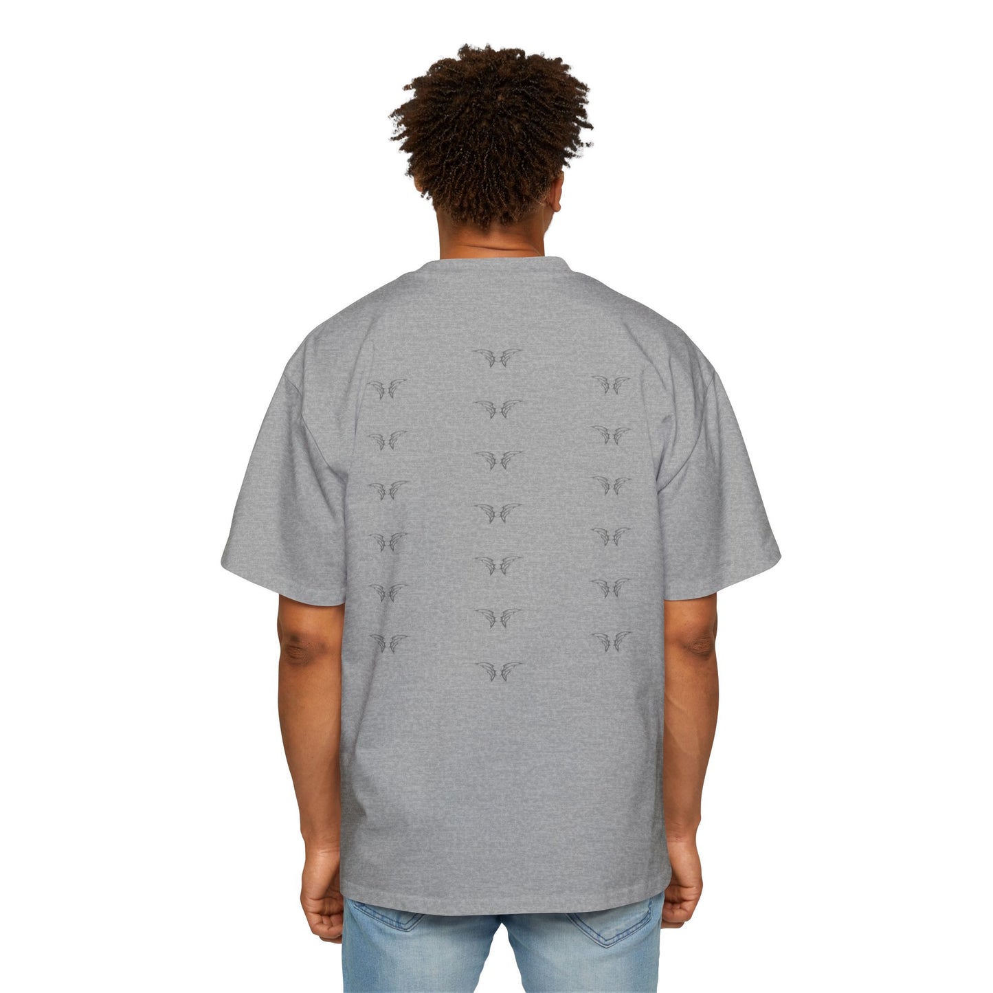 All-Over Graphic Heavyweight Oversized Tee