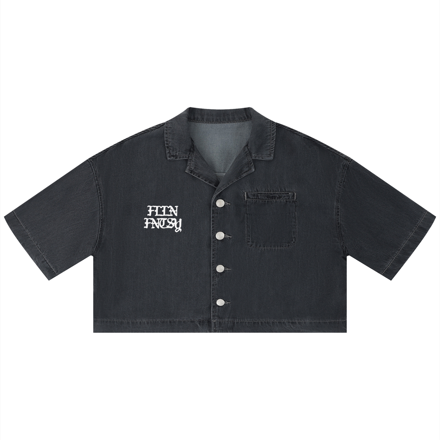 Women's Vintage Boxy Cropped Shirt