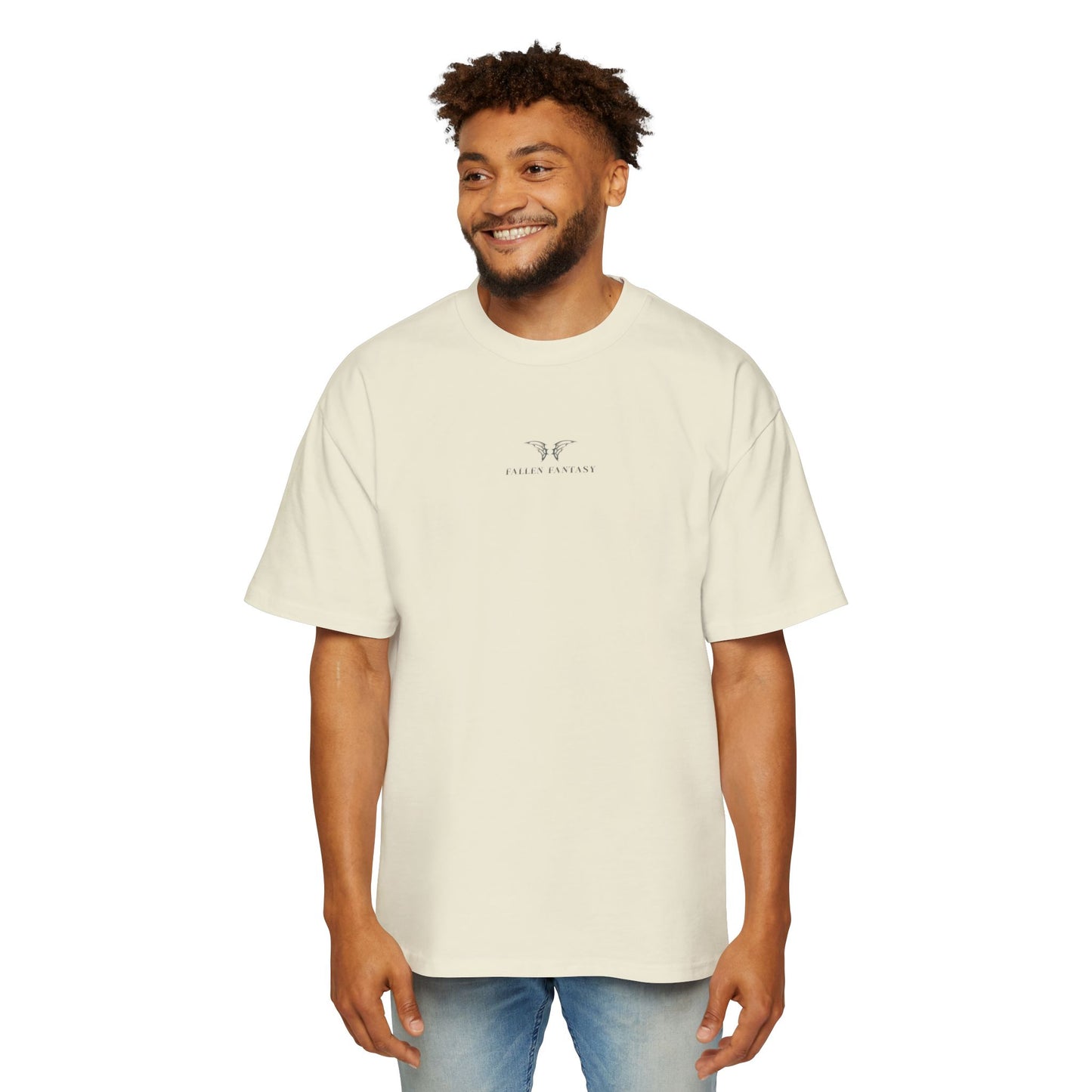 All-Over Graphic Heavyweight Oversized Tee