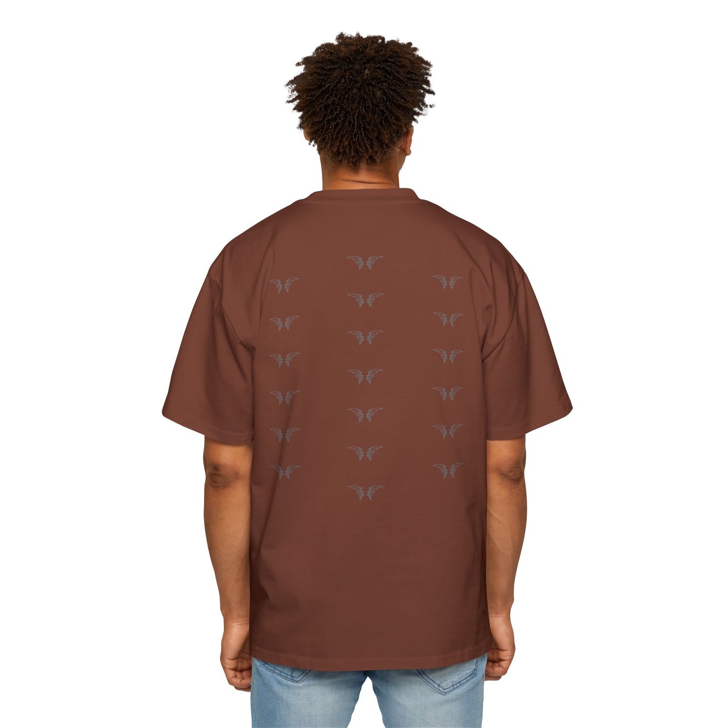 All-Over Graphic Heavyweight Oversized Tee