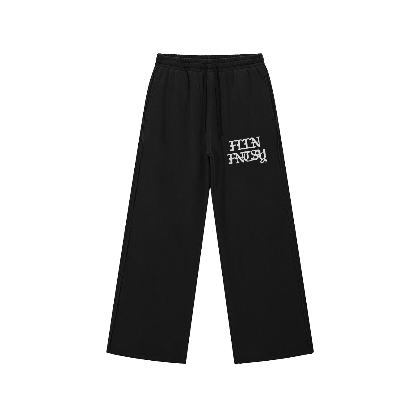 Snow Washed Raw Edge Sweatpants