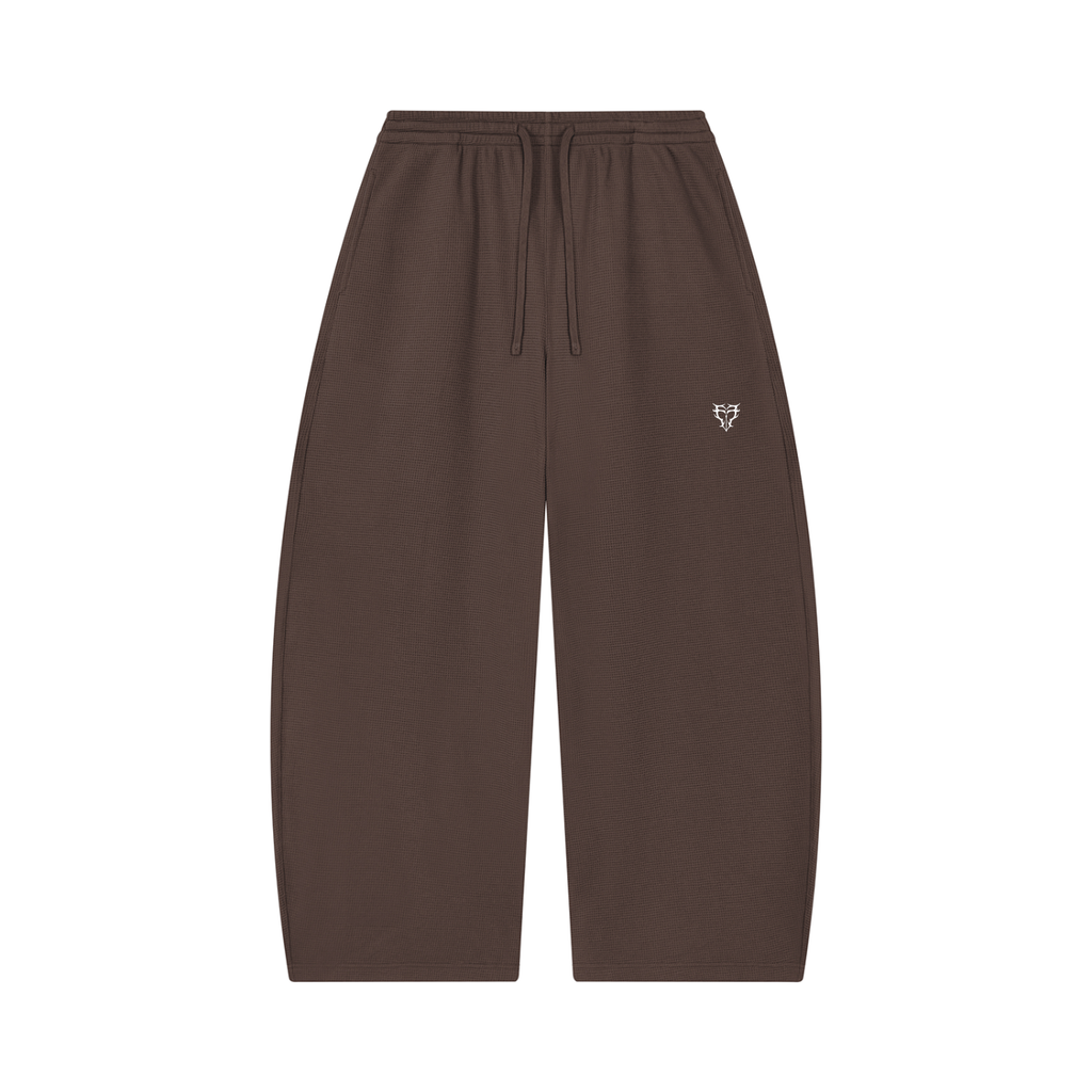 Waffle Barrel Leg Pants