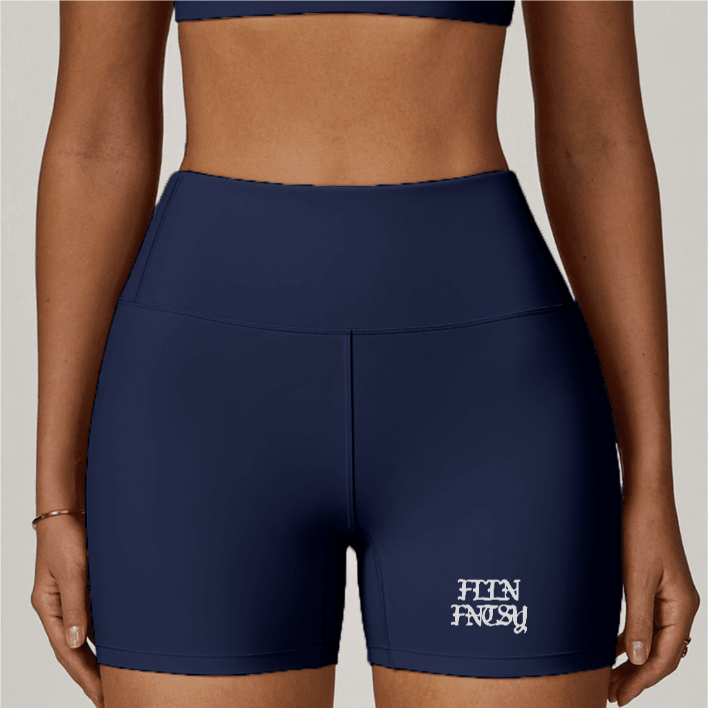 High-Waisted Compression Yoga Shorts