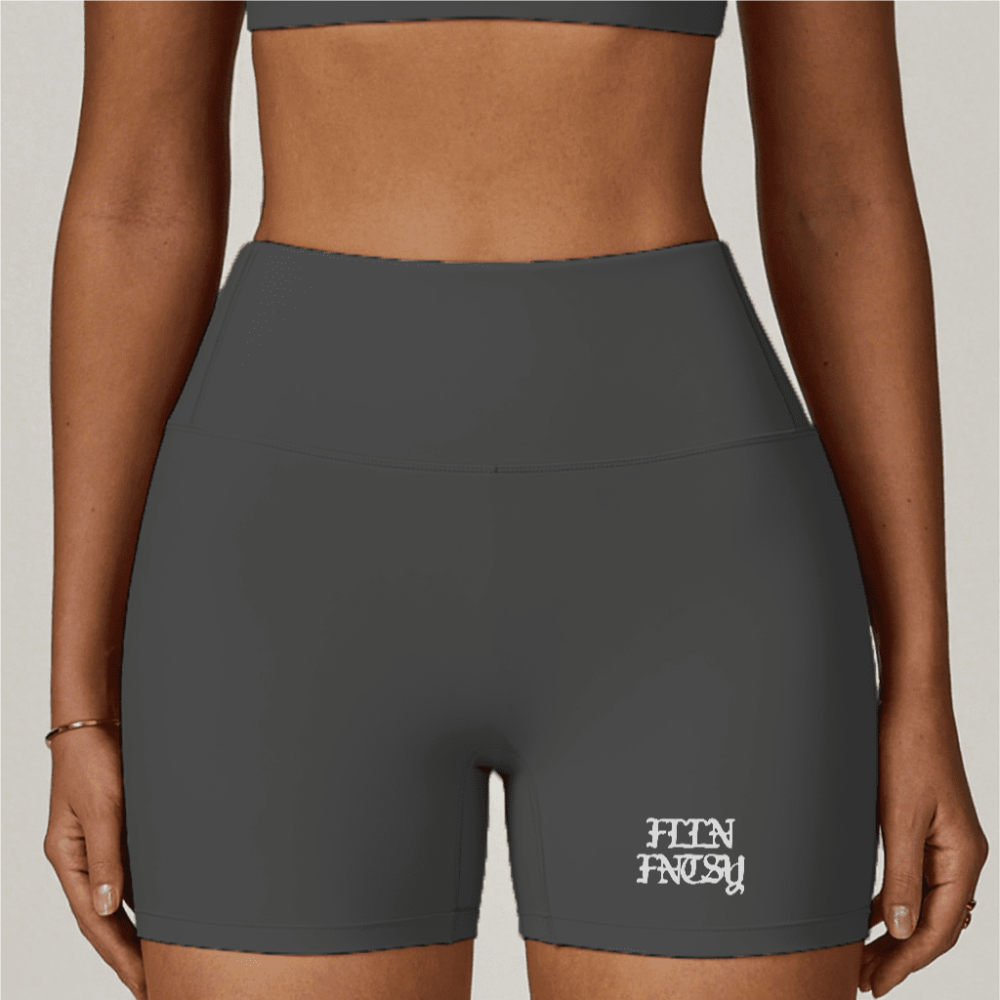 High-Waisted Compression Yoga Shorts
