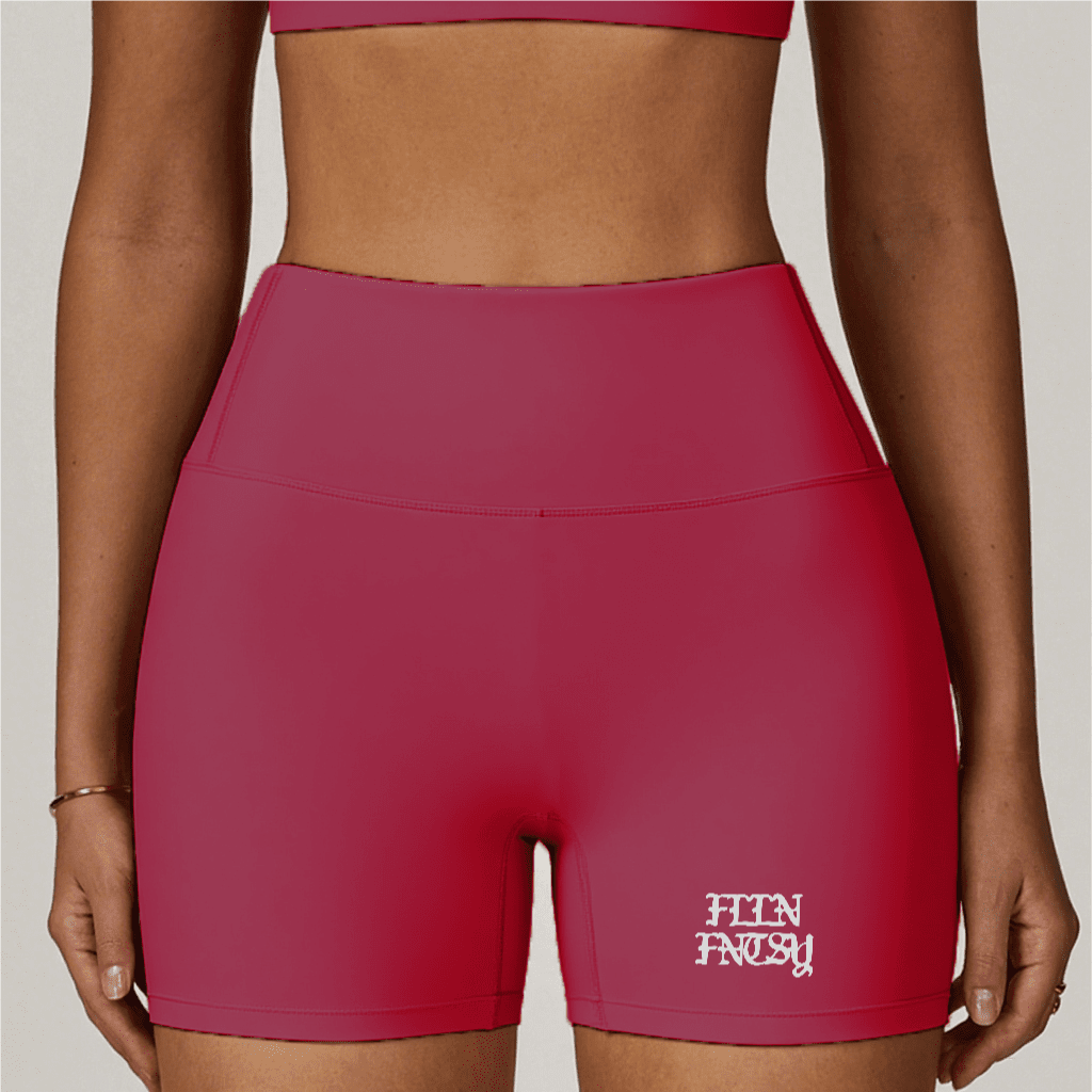 High-Waisted Compression Yoga Shorts