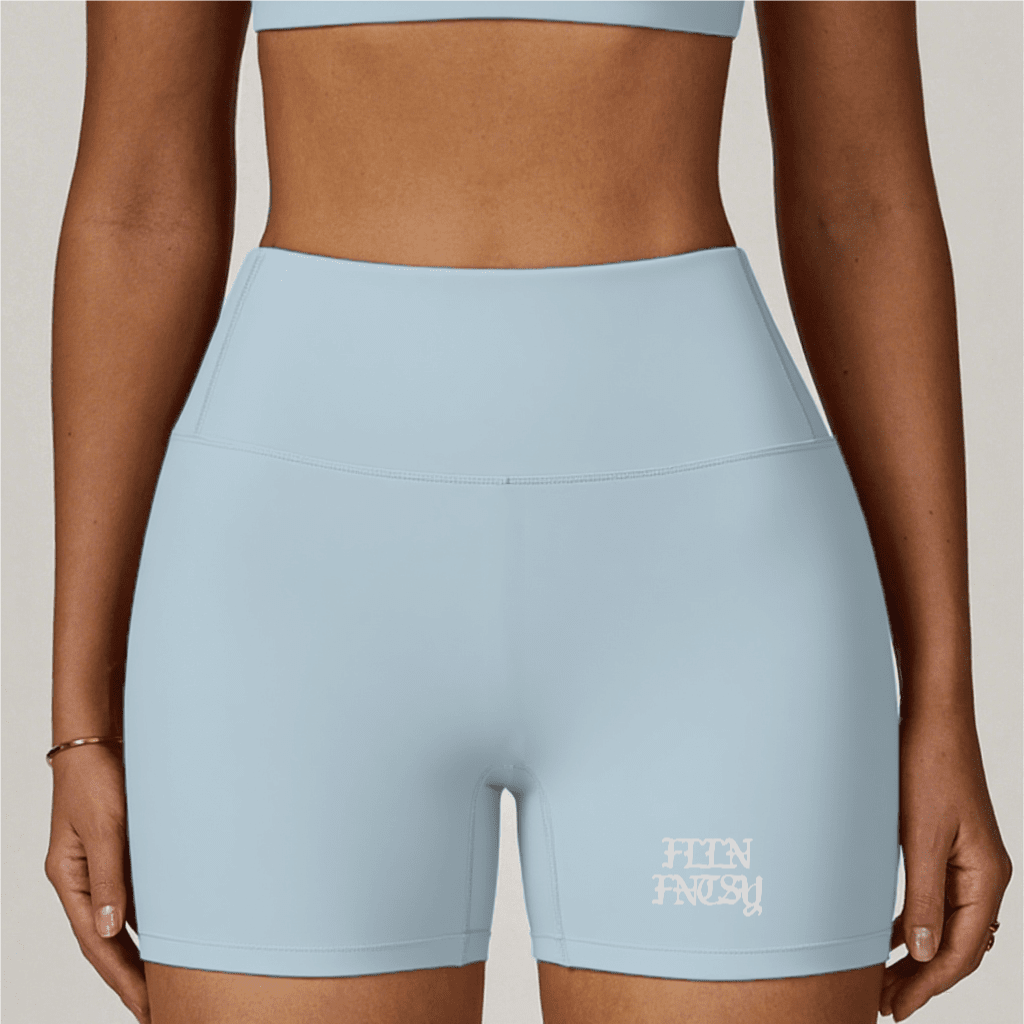 High-Waisted Compression Yoga Shorts