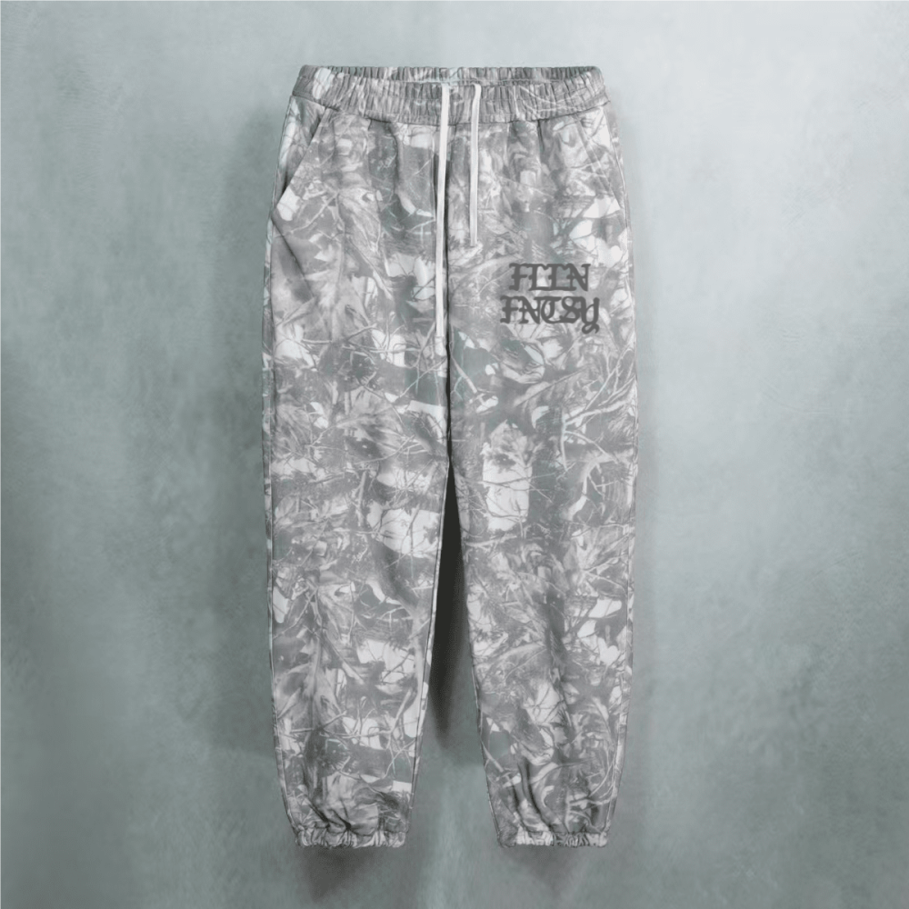 Heavyweight French Terry Camo Sweatpants（400GSM）
