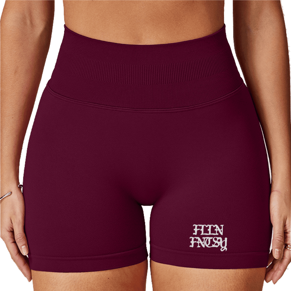 Seamless High-Waisted Yoga Shorts