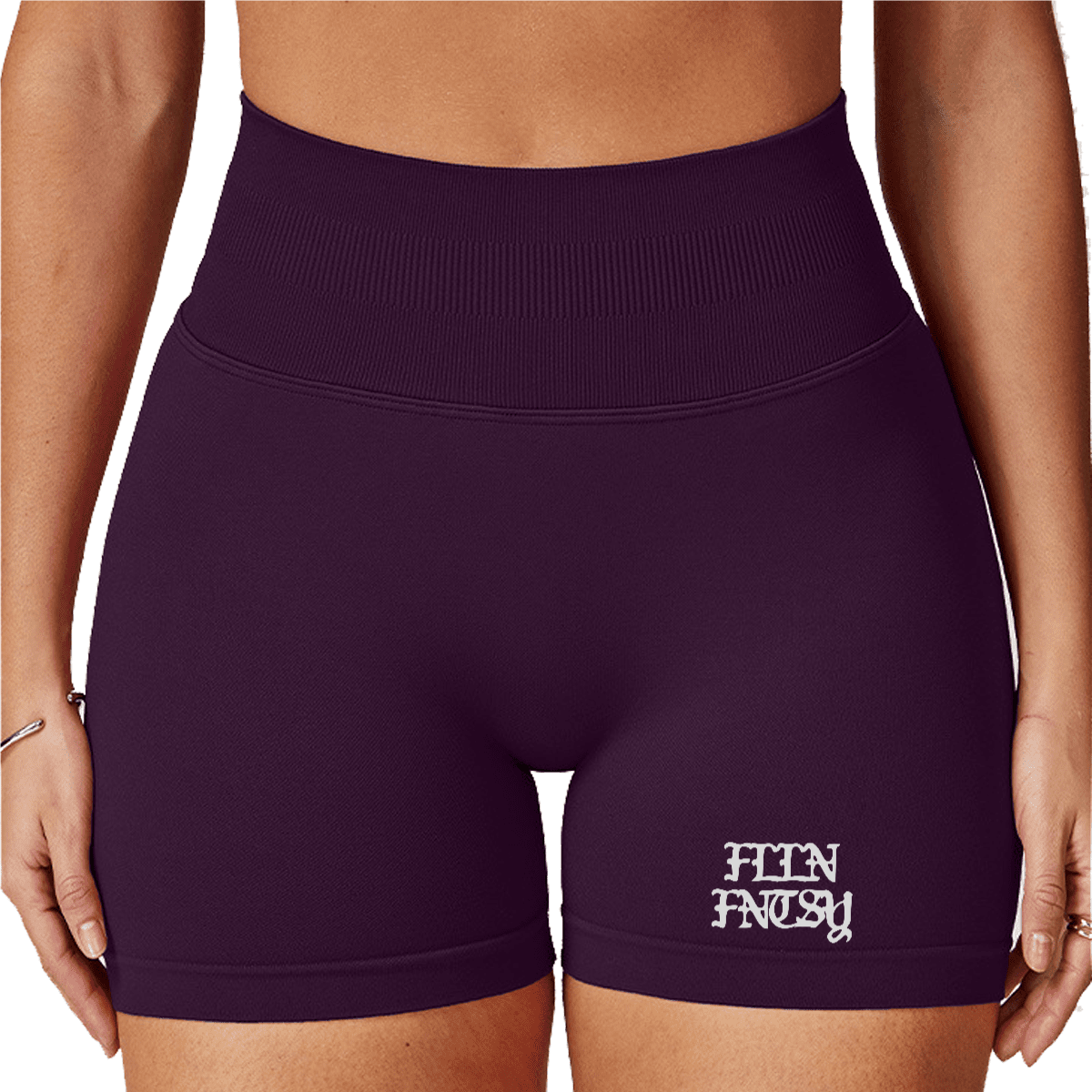 Seamless High-Waisted Yoga Shorts