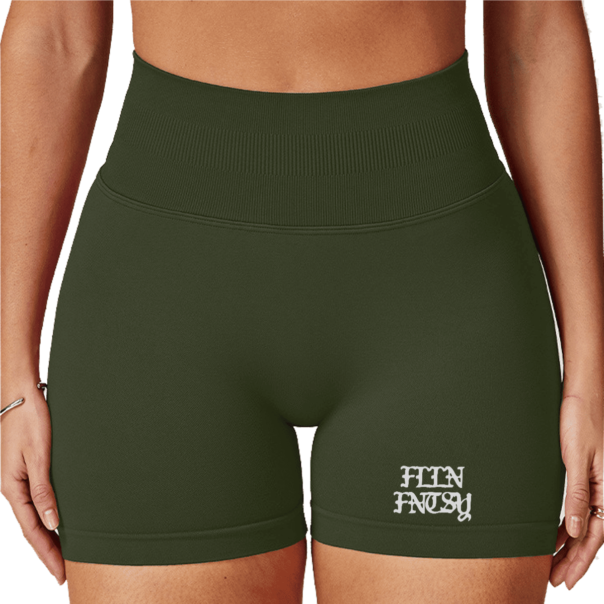 Seamless High-Waisted Yoga Shorts