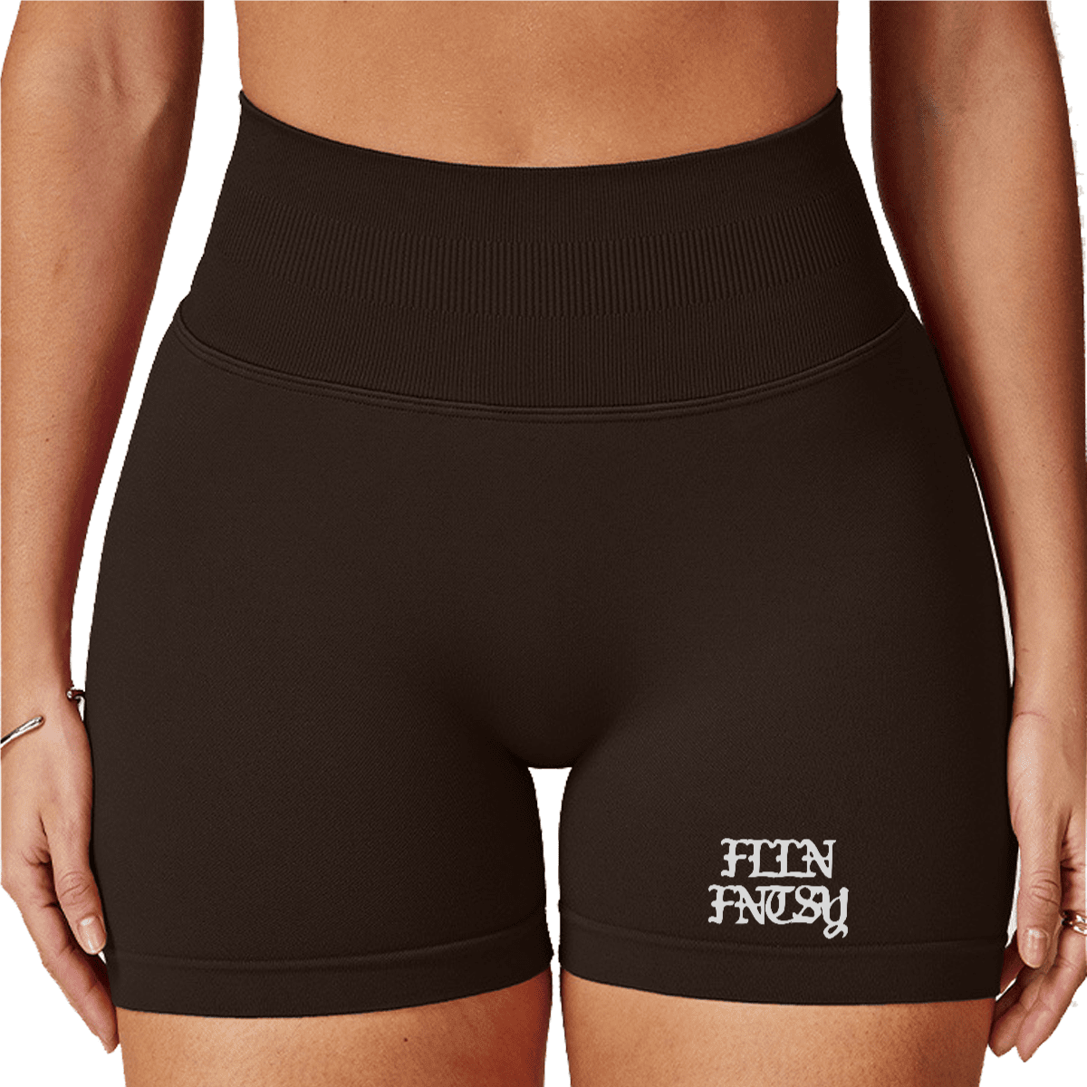 Seamless High-Waisted Yoga Shorts