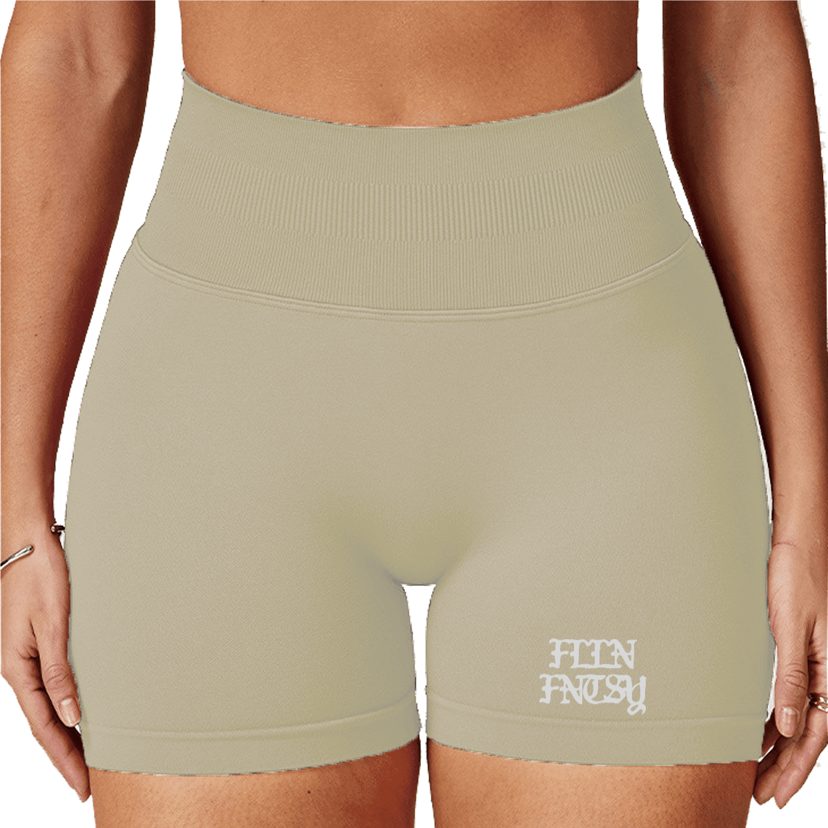 Seamless High-Waisted Yoga Shorts