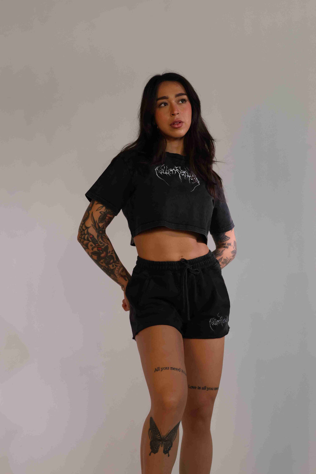 Snow Washed Crop Top