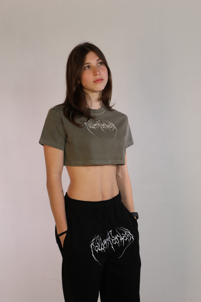 Snow Washed Crop Top