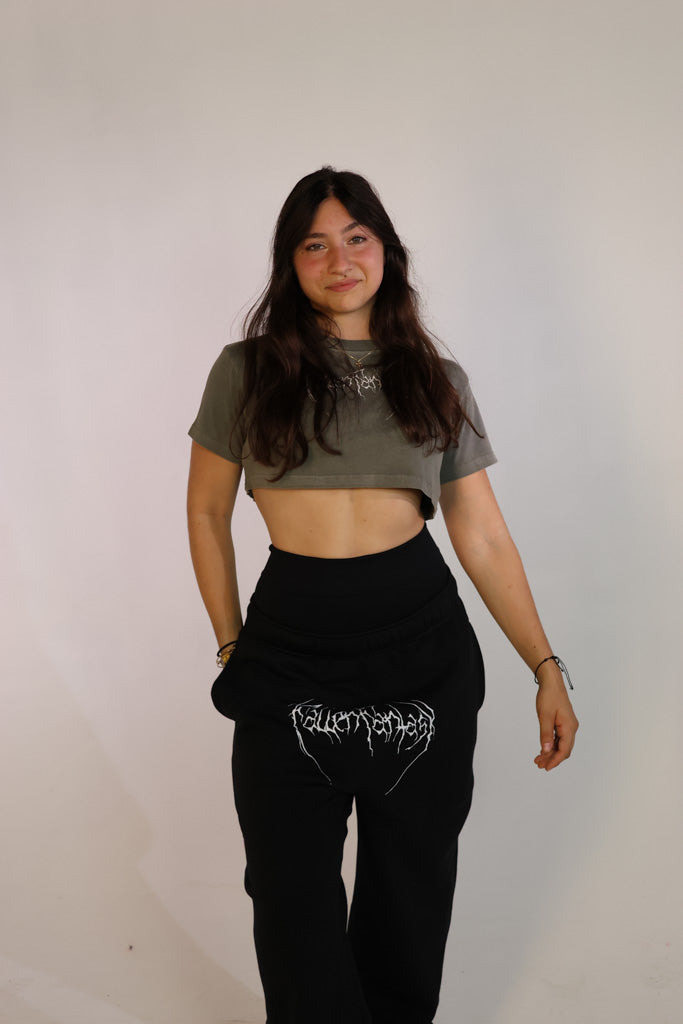 Snow Washed Crop Top