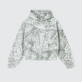 White Heavyweight Camo Fleece Hoodie