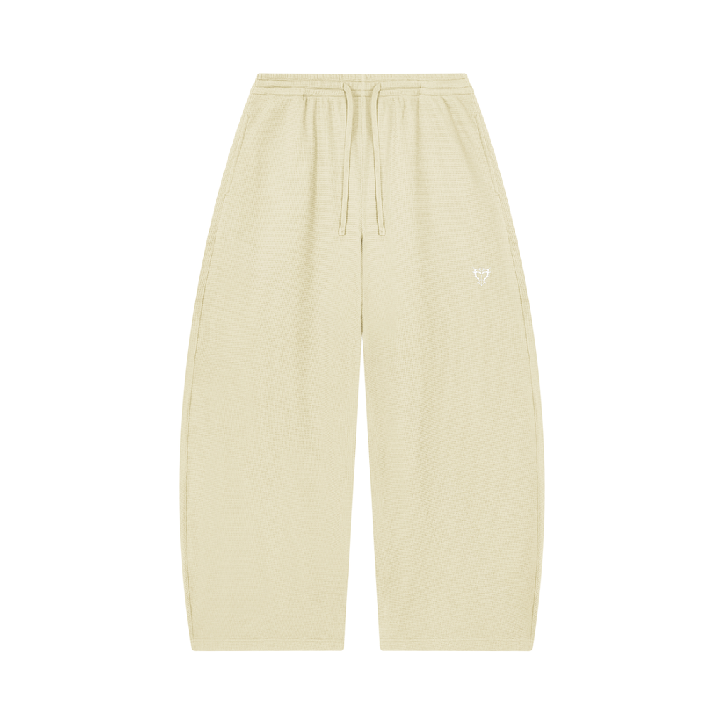 Waffle Barrel Leg Pants