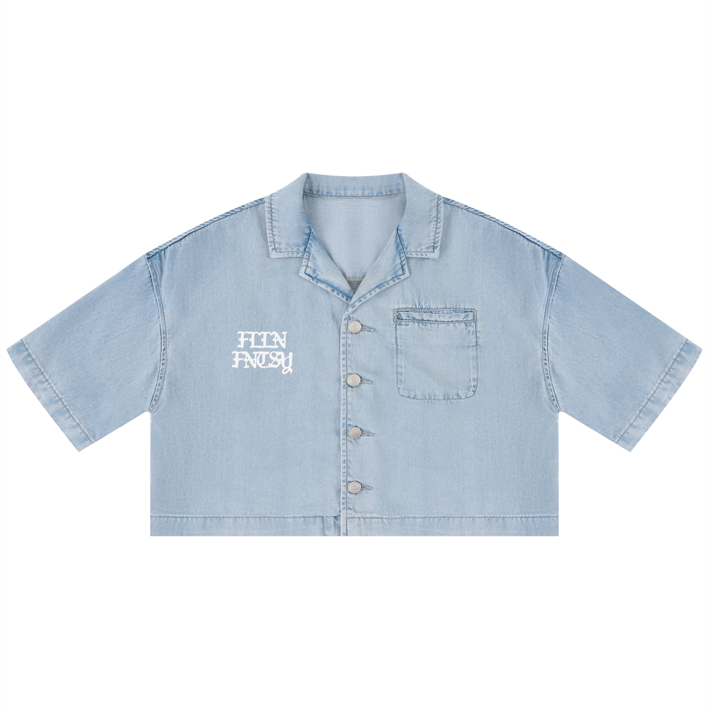Women's Vintage Boxy Cropped Shirt