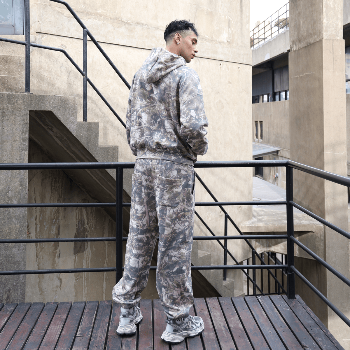 Heavyweight French Terry Camo Sweatpants（400GSM）