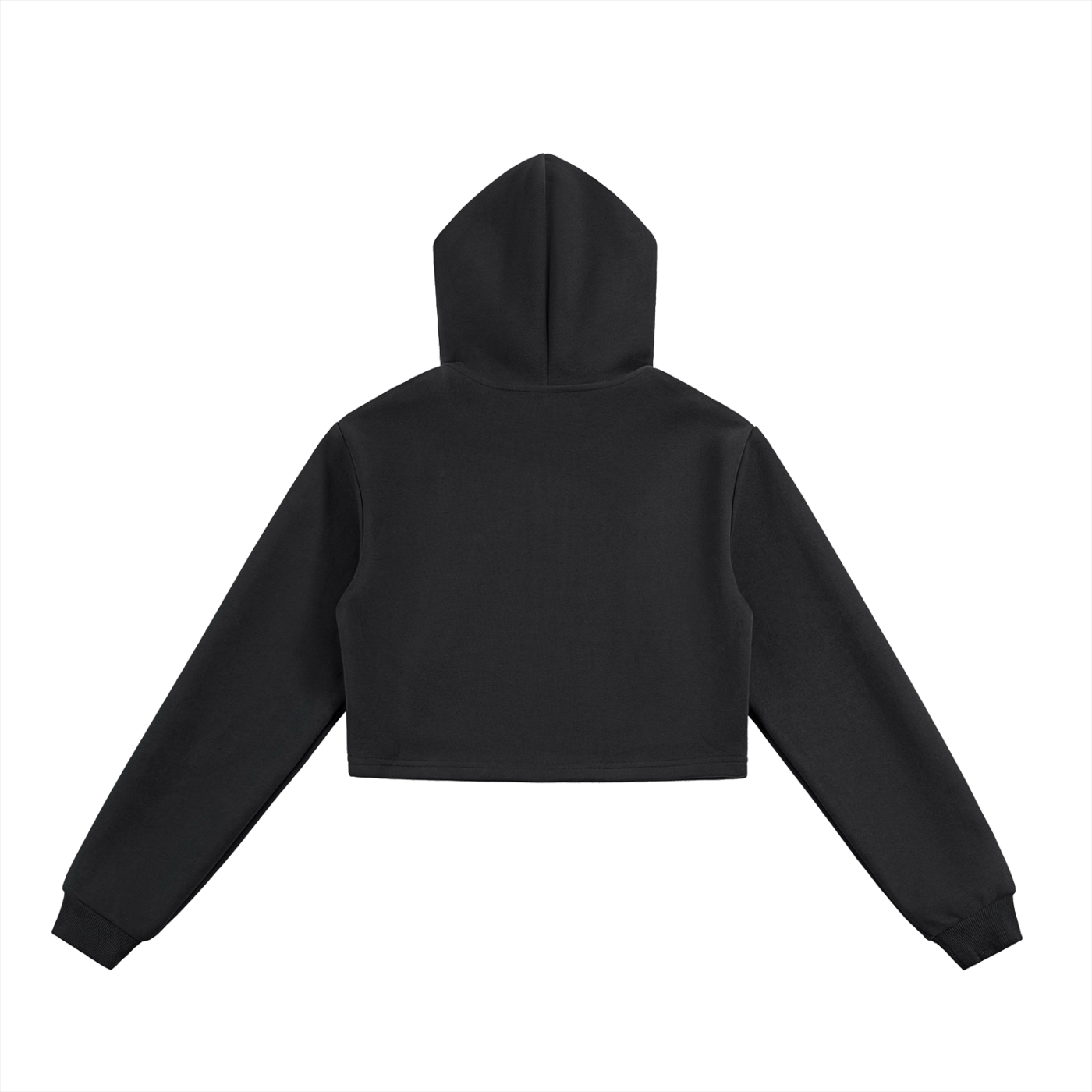 Women's Essential Cropped Zip-Up Hoodie