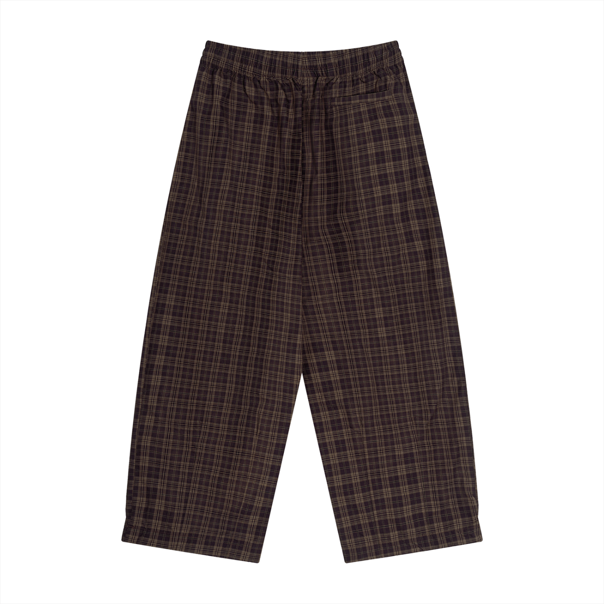Plaid Wide Leg Pants