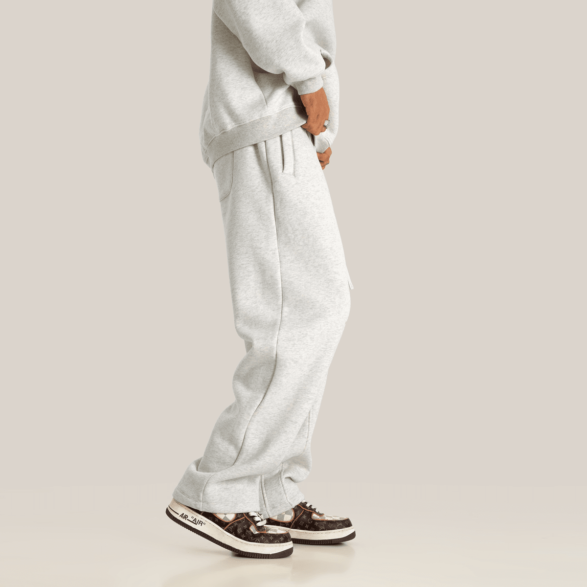 Unisex Heavyweight Fleece Oversized Sweatpants (380GSM)