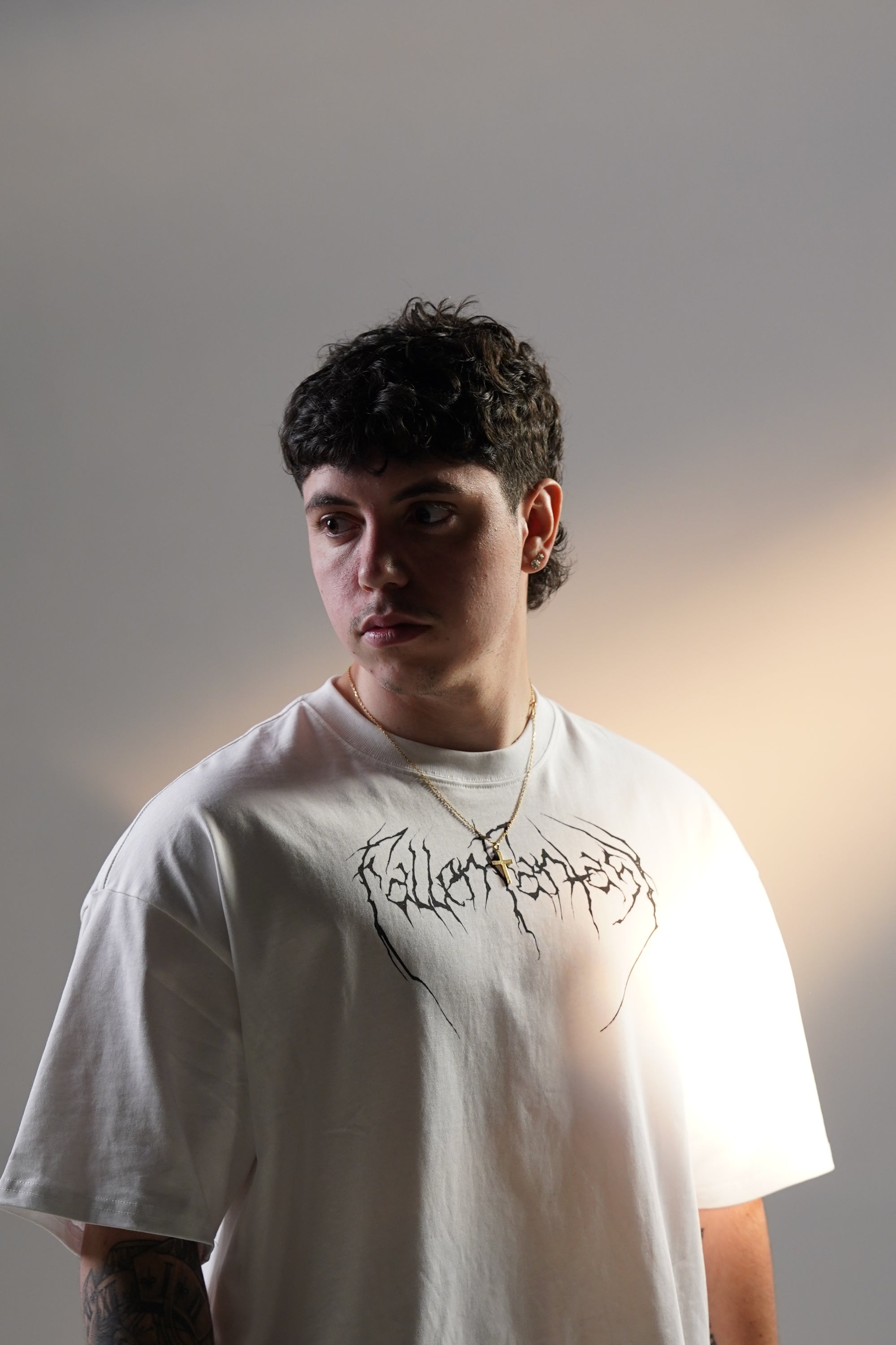 Darkness Boxy Tee White