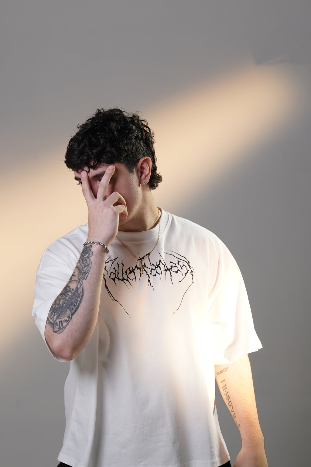 Darkness Boxy Tee White