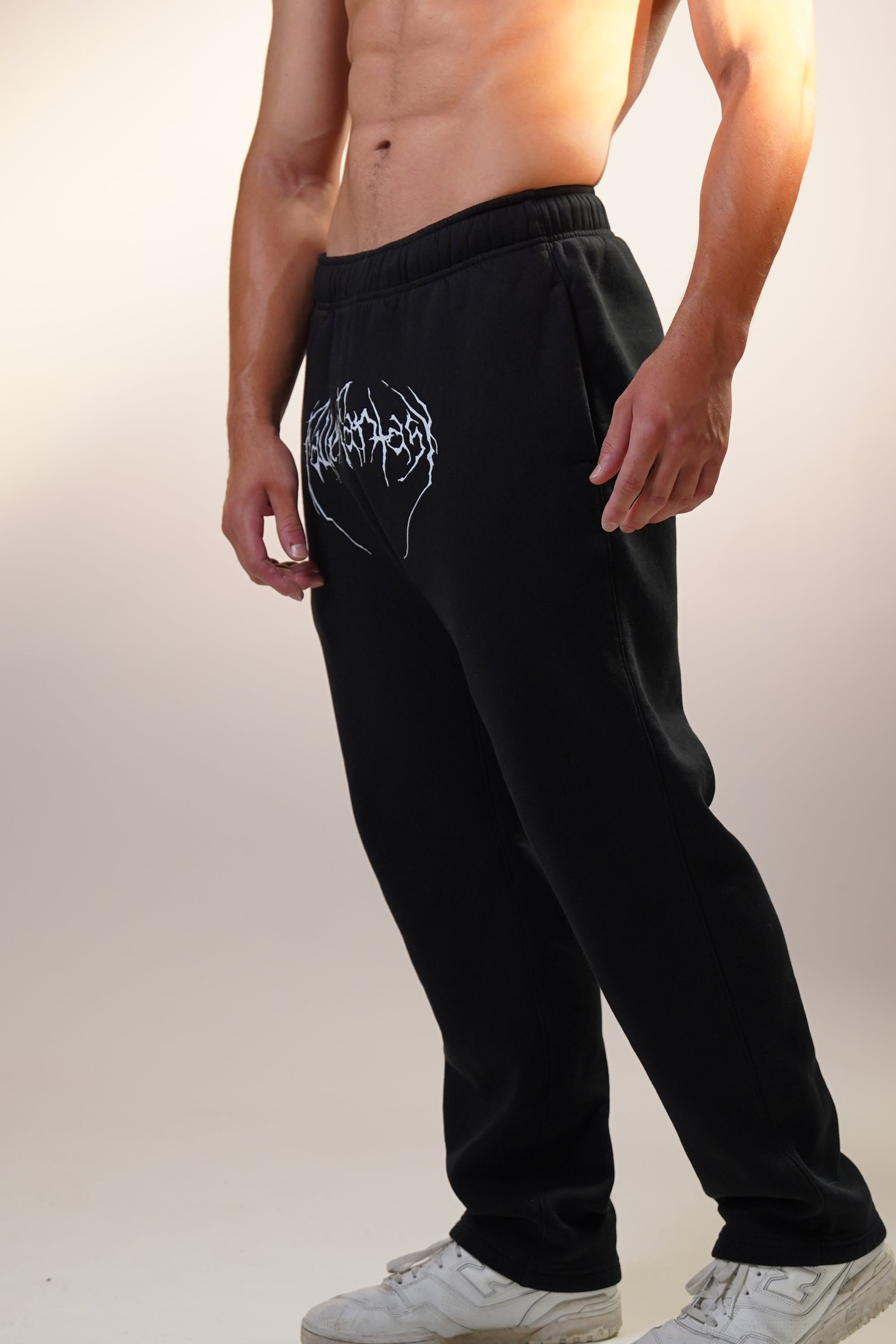 Darkness Open Bottom Sweatpants