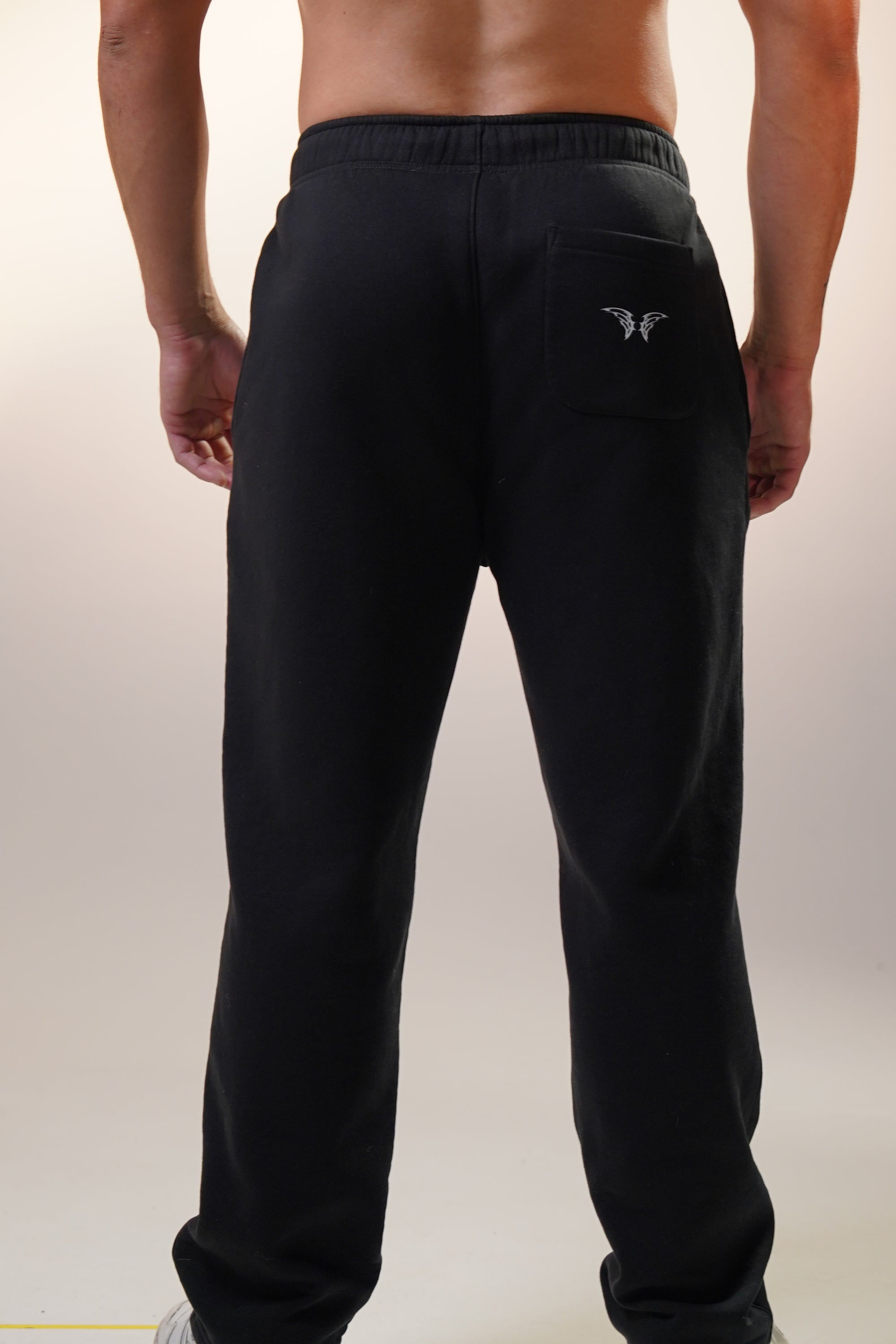 Darkness Open Bottom Sweatpants
