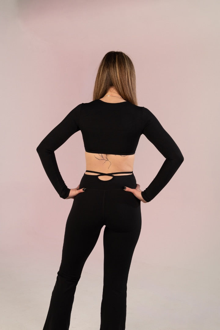 Cutout High Waisted Top