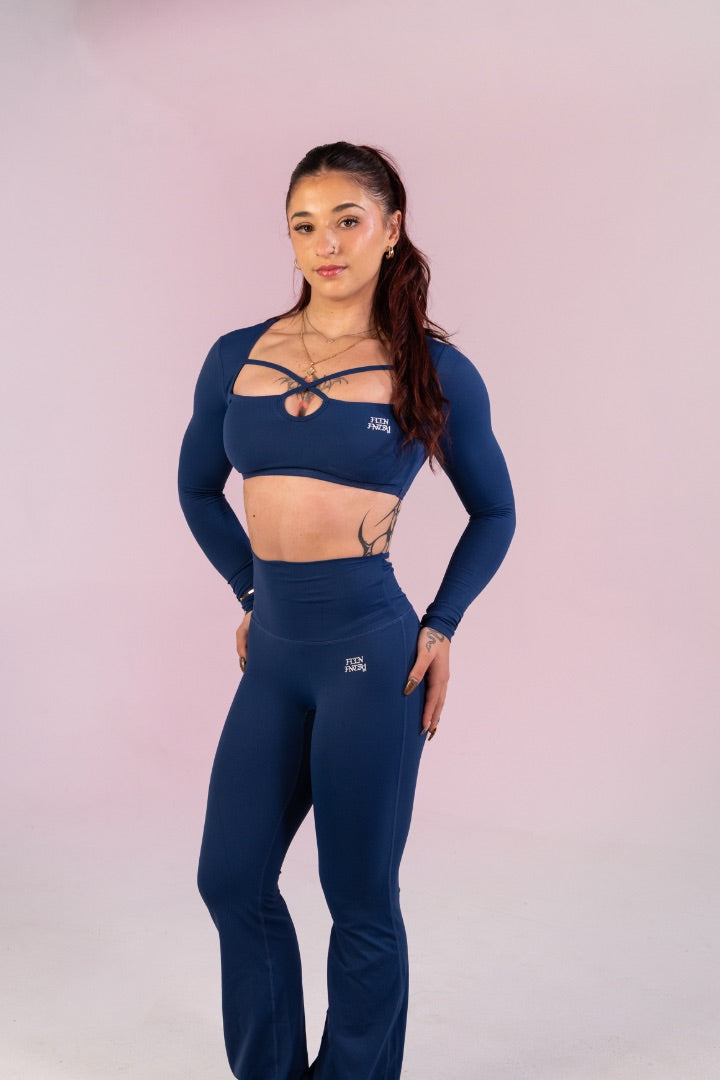 Flared Cutout Leggings