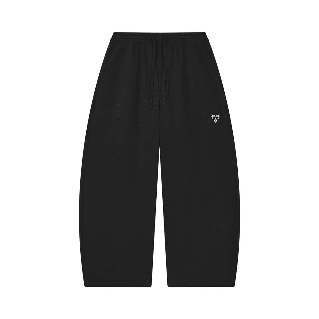 Waffle Barrel Leg Pants
