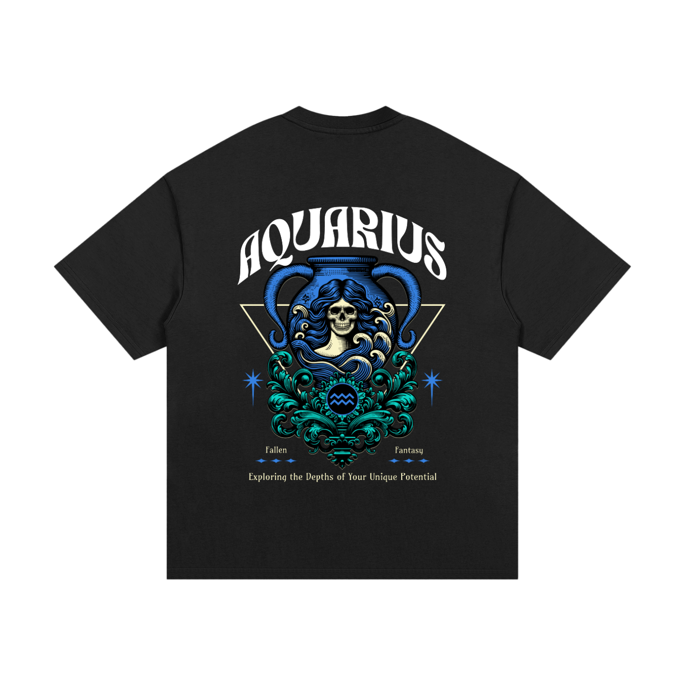 Aquarius Heavyweight Cotton T-Shirt
