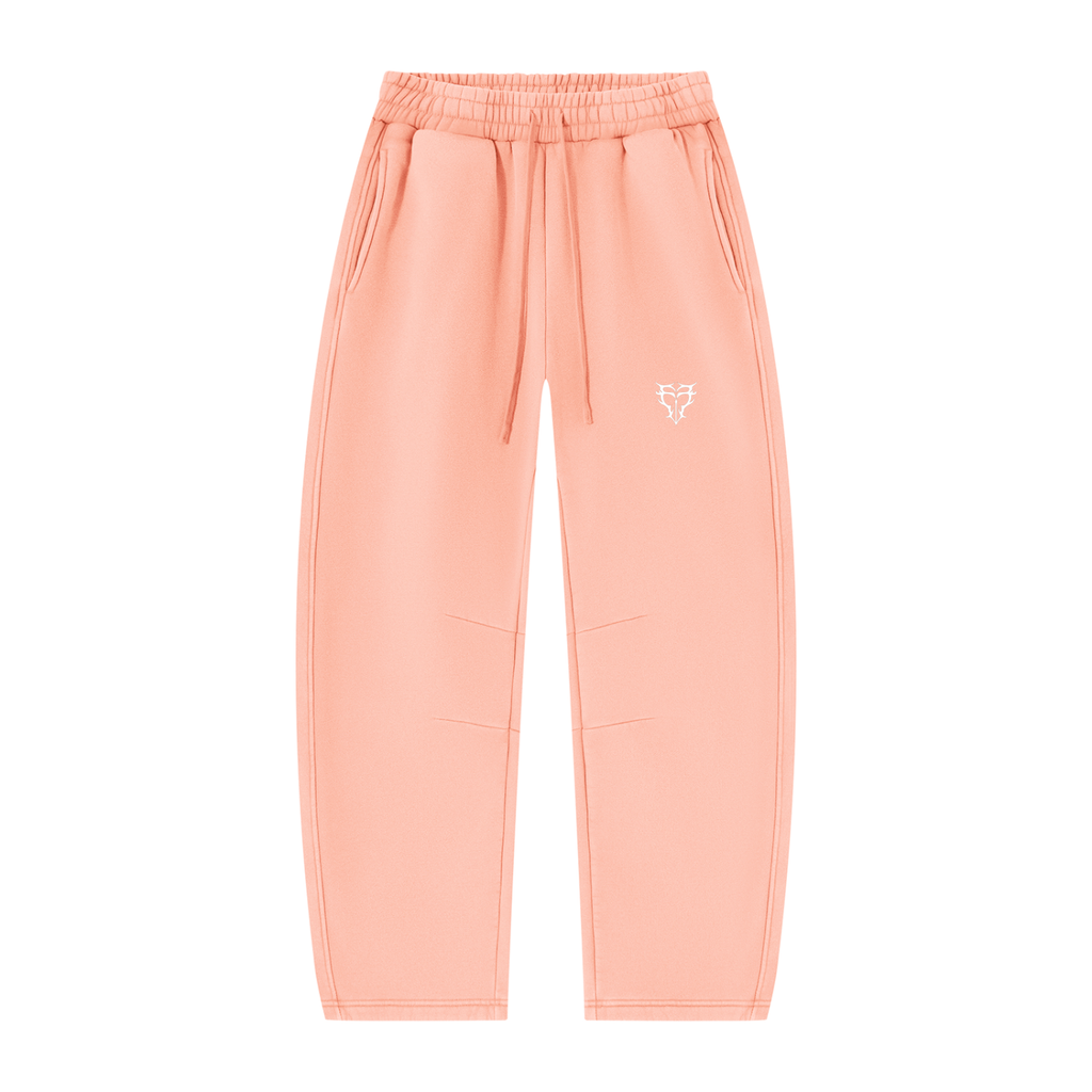 Unisex Vintage Wash Barrel Leg Fleece Sweatpants