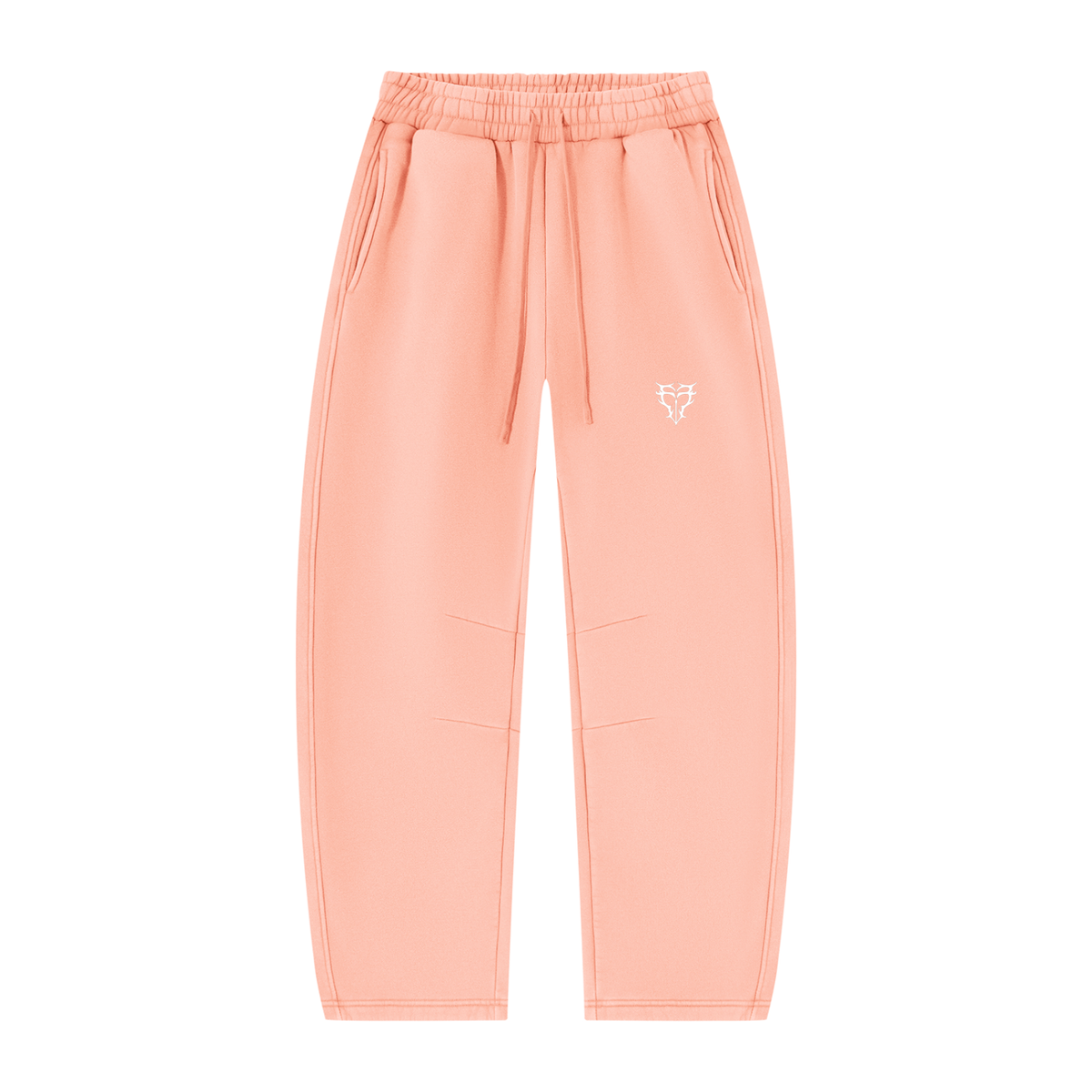 Unisex Vintage Wash Barrel Leg Fleece Sweatpants