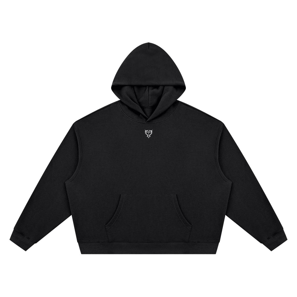Waffle Boxy Hoodie