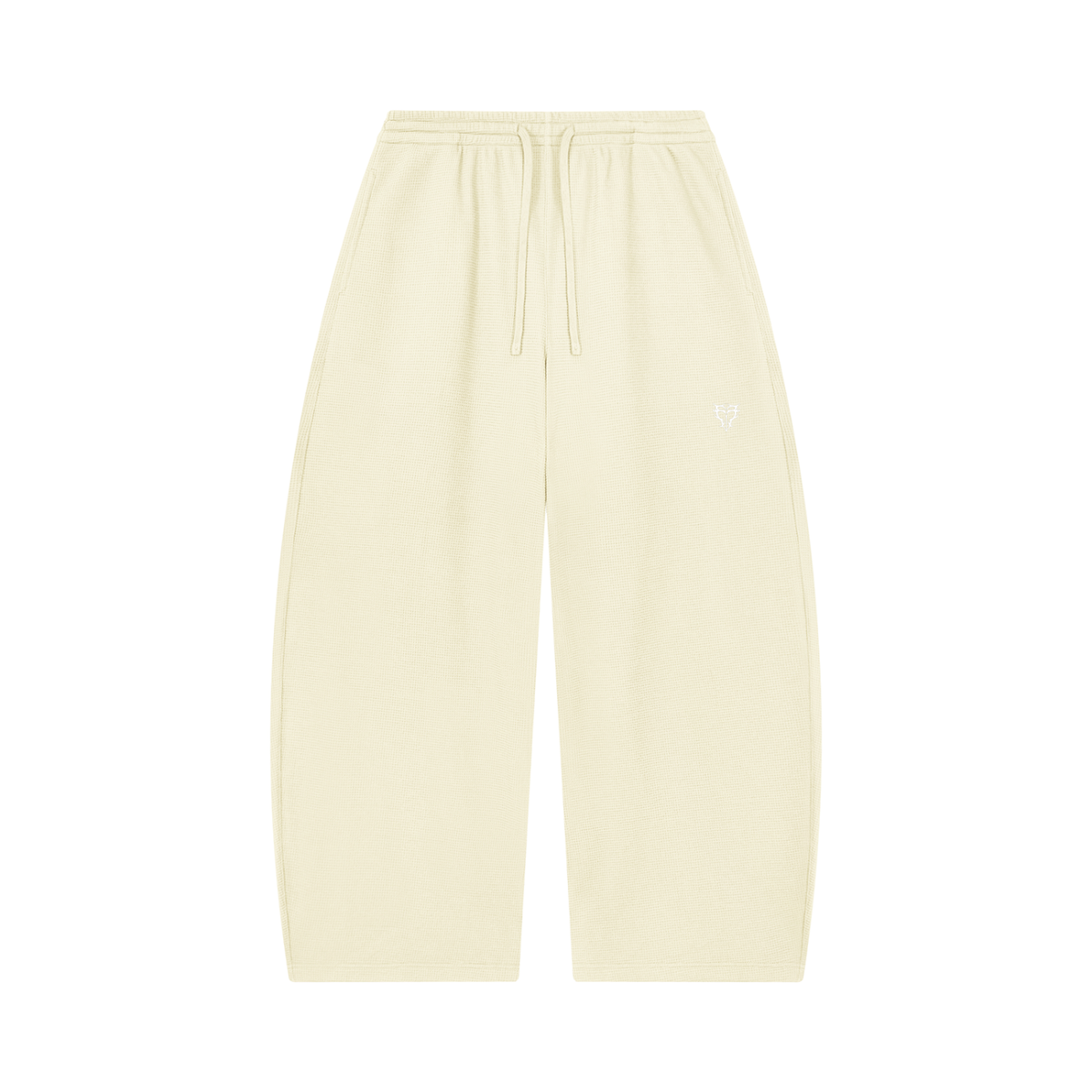 Waffle Barrel Leg Pants