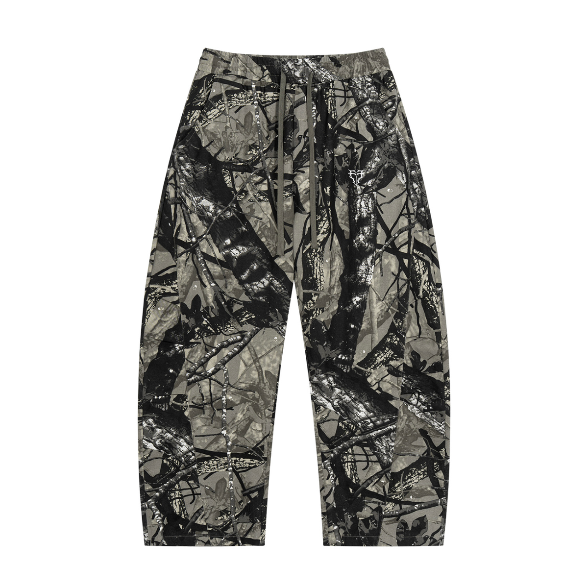 Camo Barrel Leg Pants