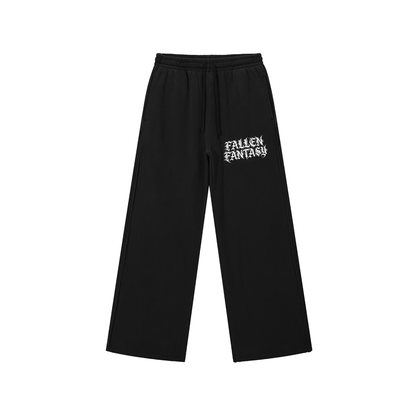 Snow Washed Raw Edge Sweatpants