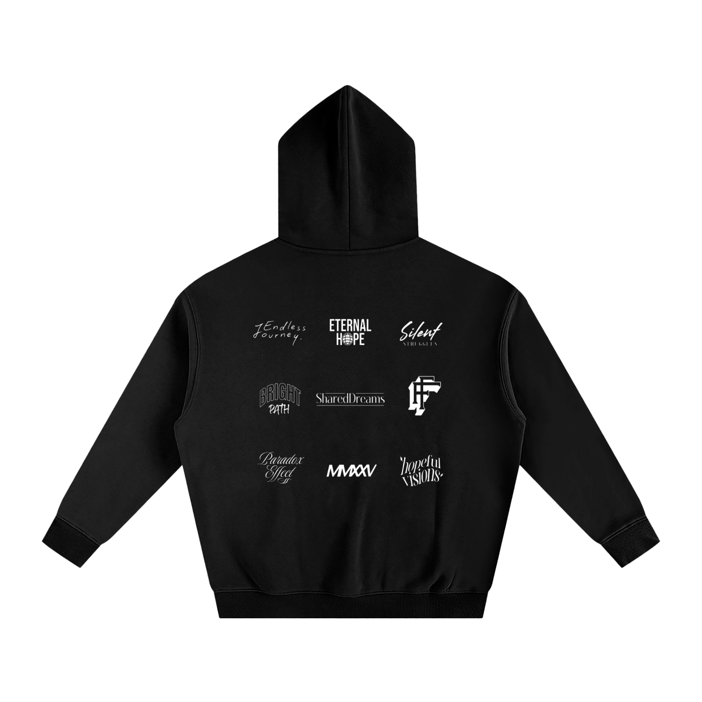 Topography Oversize Fleeced Hoodie